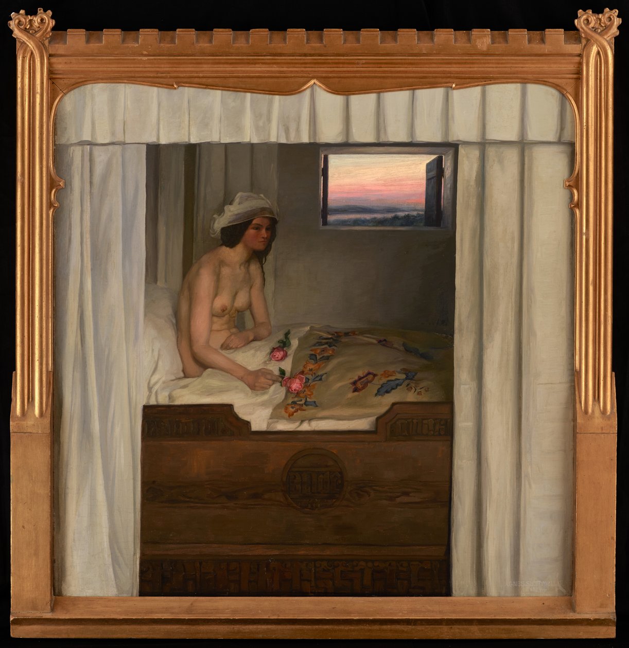 Jomfru Blidelil (A Blidelil lány) (olaj, vászon) alkotó: Agnes Slott-Muller