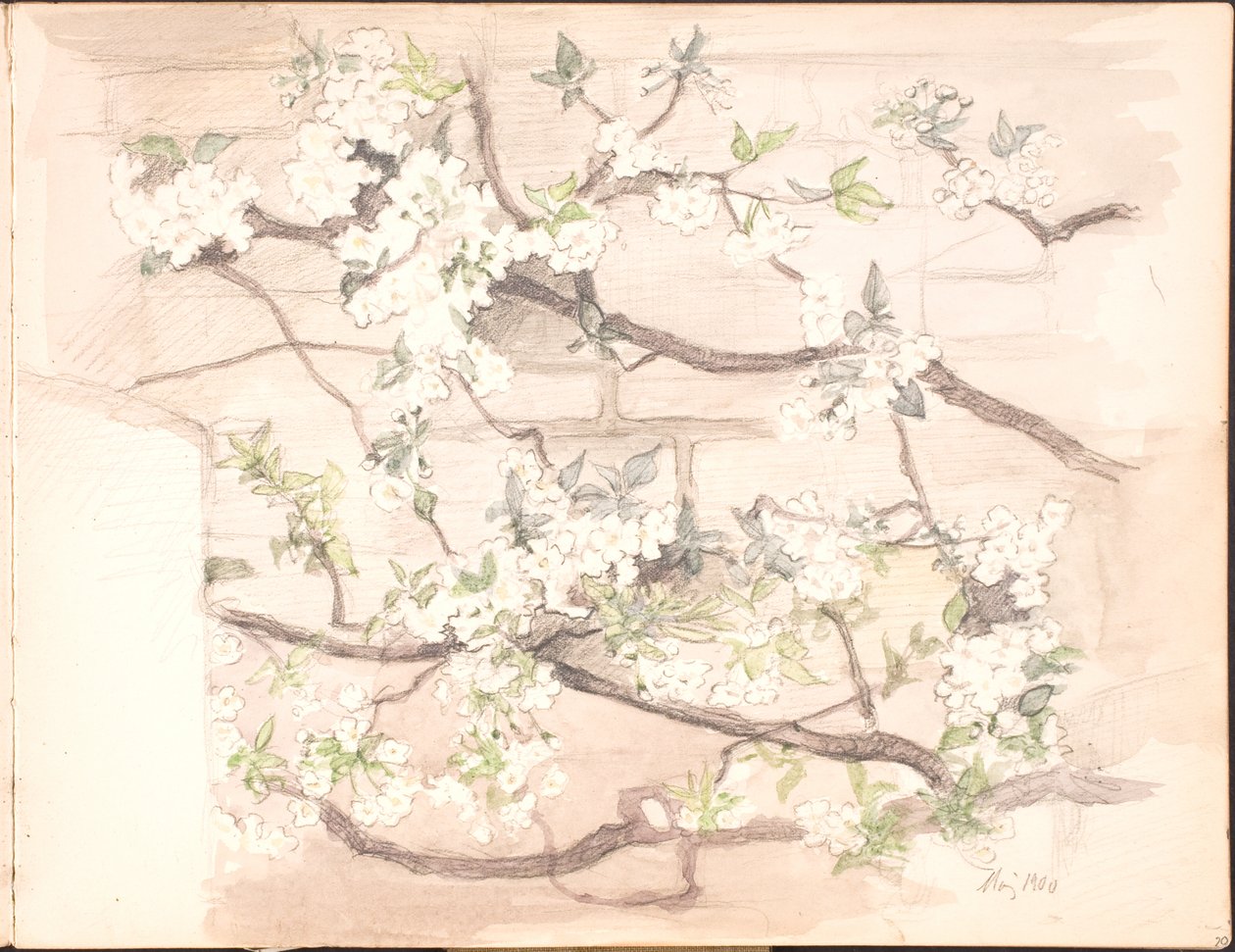 Vázlatfüzet. 1899. július – 1901. június alkotó: Agnes Slott Møller