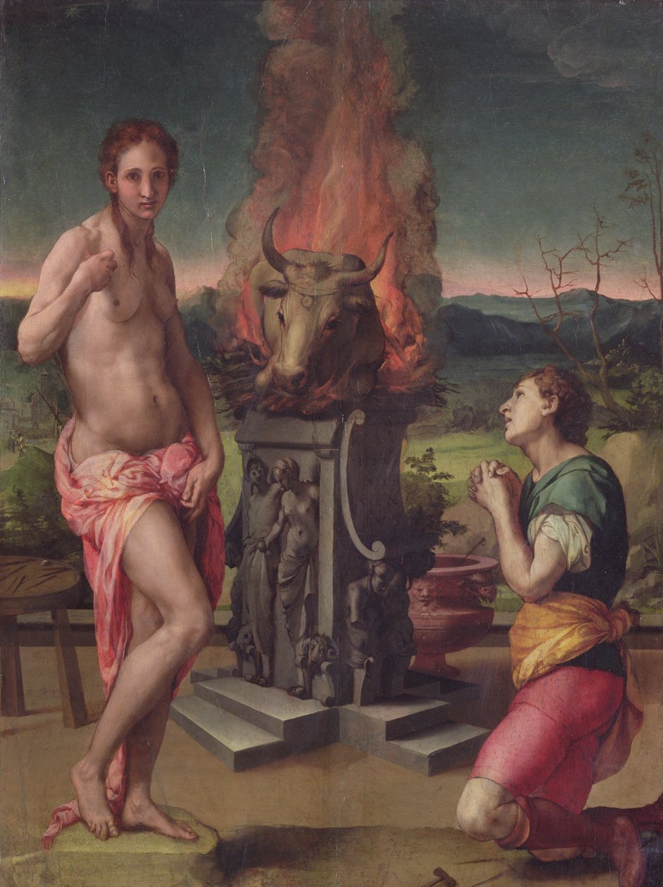Galatea és Pygmalion, 1529 körül alkotó: Agnolo Bronzino