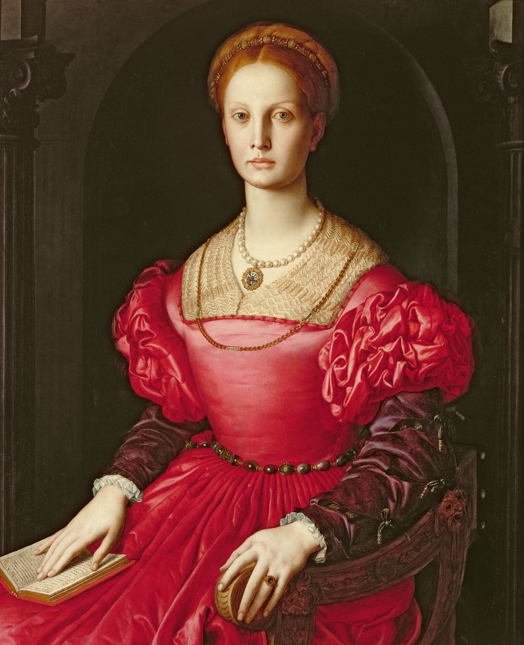 Lucrezia Panciatichi, 1540 körül alkotó: Agnolo Bronzino