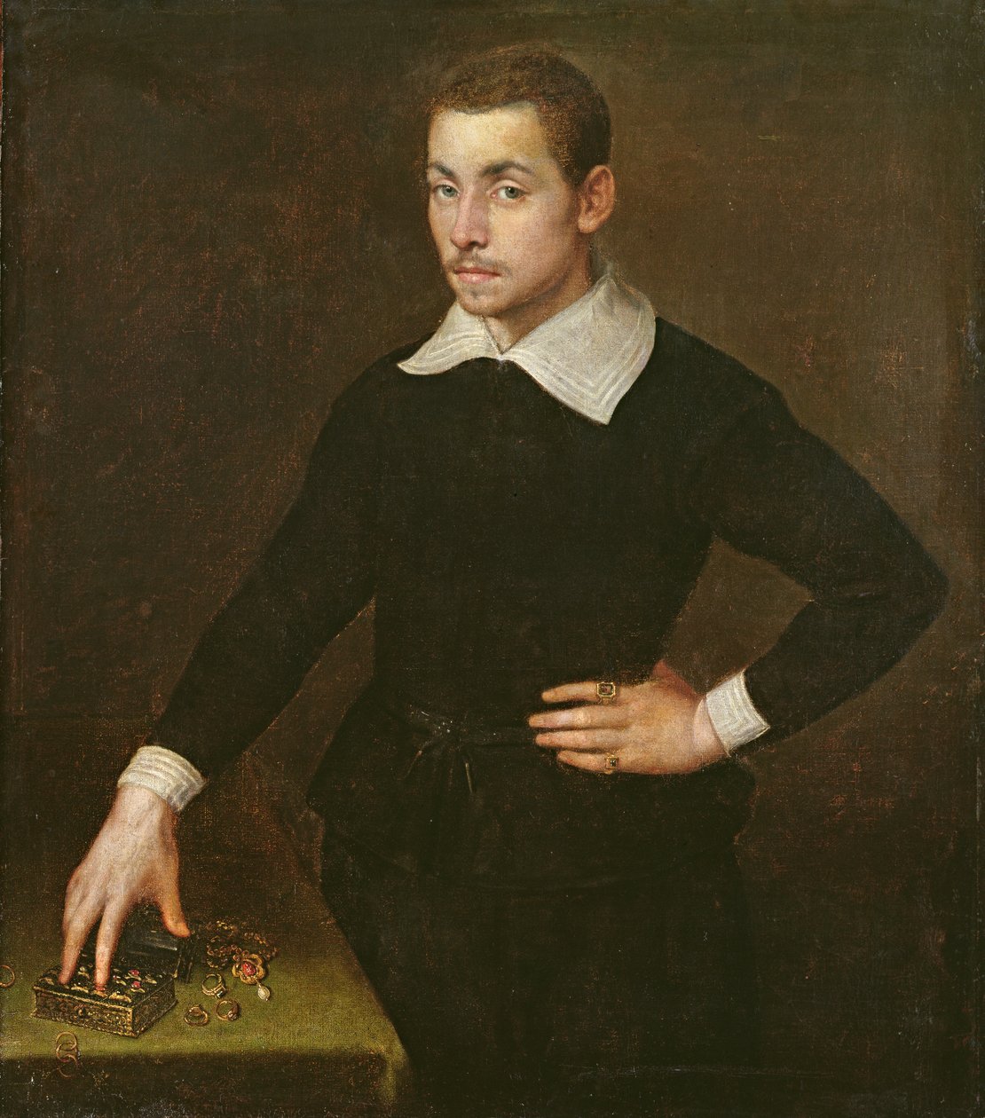 Egy fiatal firenzei aranyműves portréja alkotó: Agnolo Bronzino