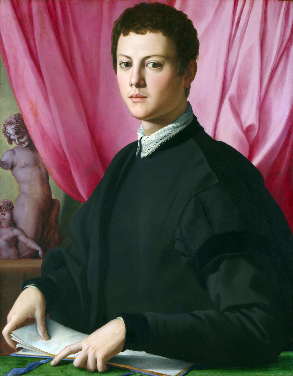Egy fiatalember portréja alkotó: Agnolo Bronzino