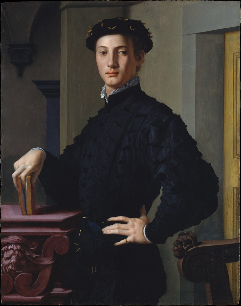 Egy fiatalember portréja alkotó: Agnolo Bronzino