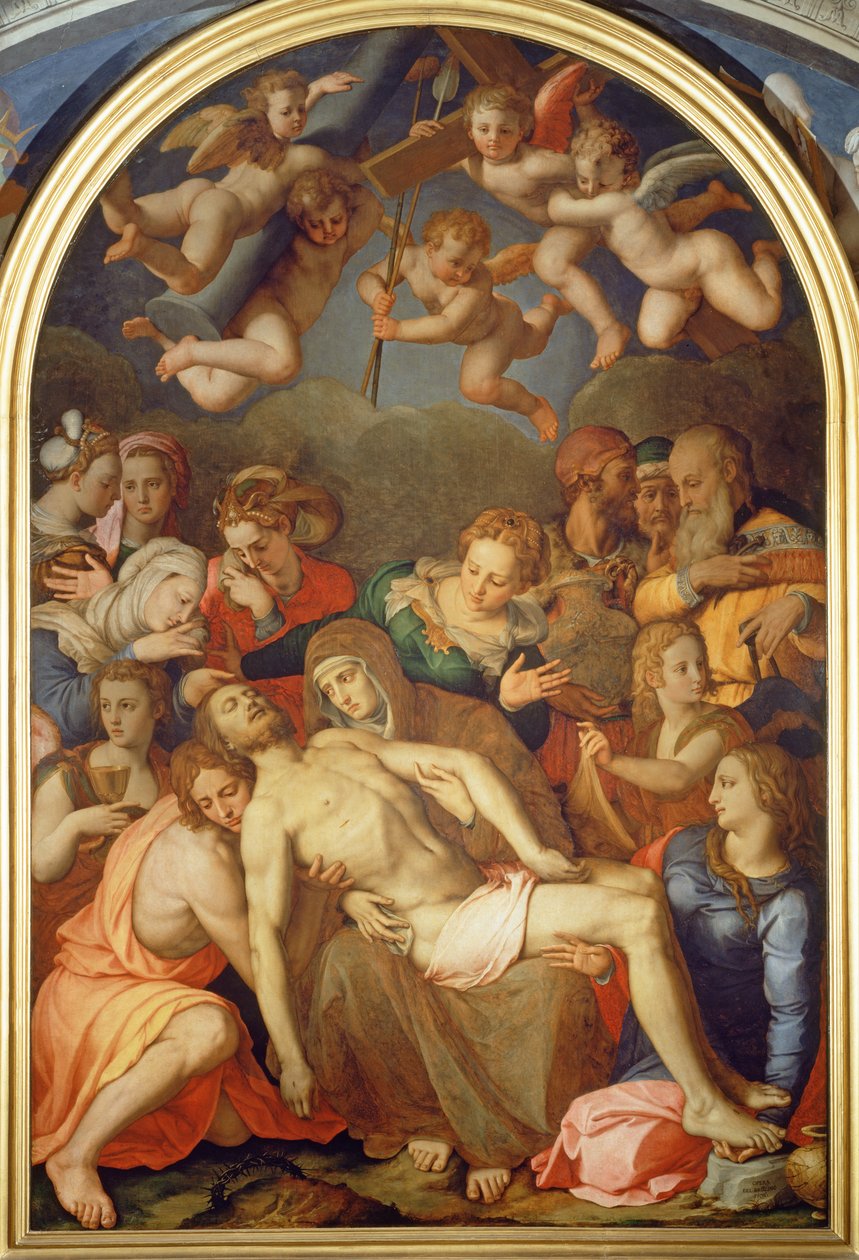 A letétel, 1555 alkotó: Agnolo Bronzino