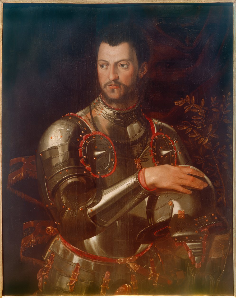 I. Cosimo herceg portréja páncélban alkotó: Agnolo Bronzino