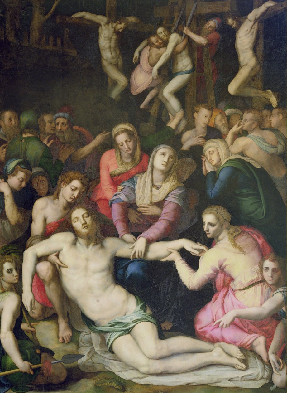 Lerakás a keresztről alkotó: Agnolo Bronzino