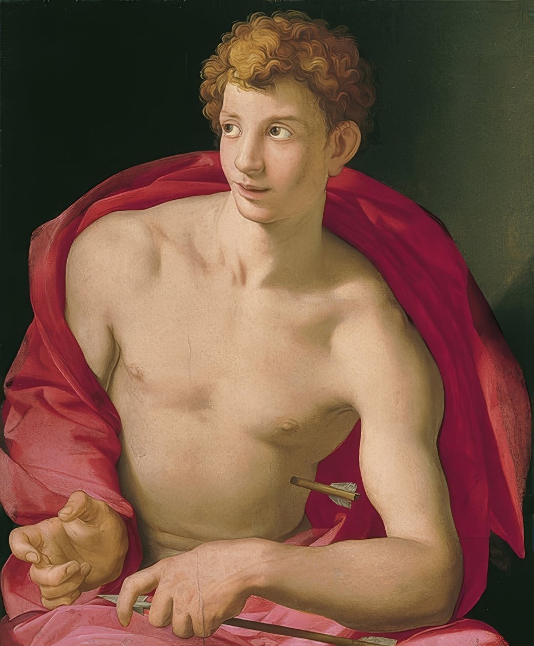 Szent Sebestyén. 1533 körül alkotó: Agnolo Bronzino