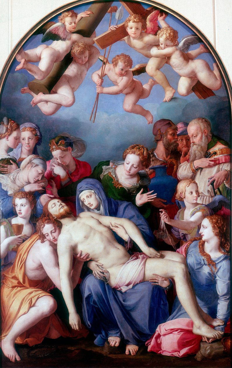 The Deposition from the Cross, 1443-1445 alkotó: Agnolo Bronzino