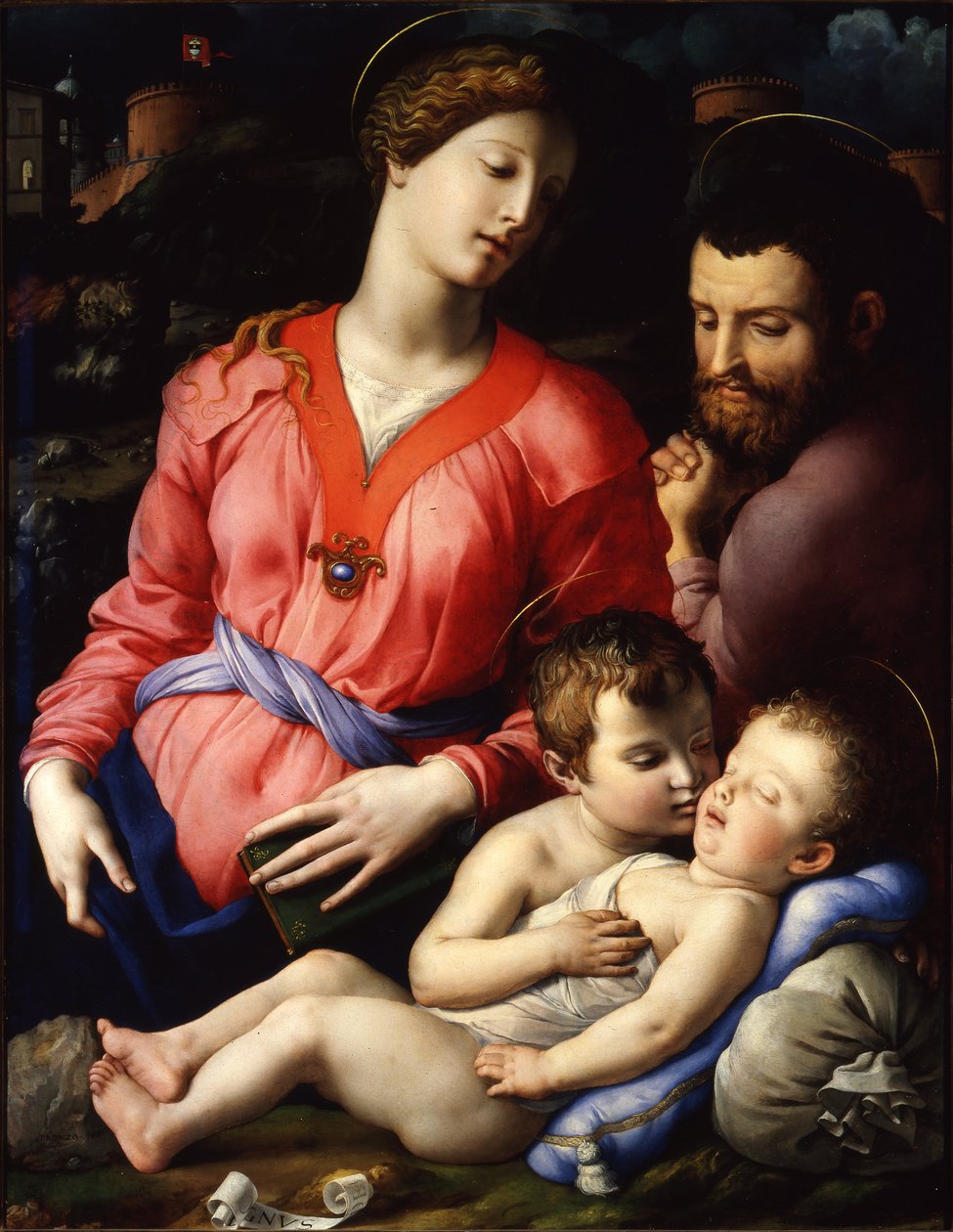 A Szent Család, 1540 körül alkotó: Agnolo Bronzino
