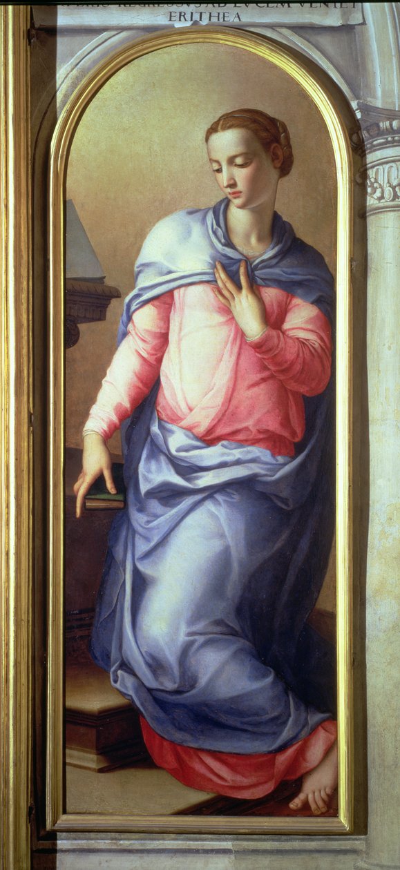 A Szűz, egy Angyali üdvözlet jobb oldali táblája, 1555 (lásd még: 82440) alkotó: Agnolo Bronzino