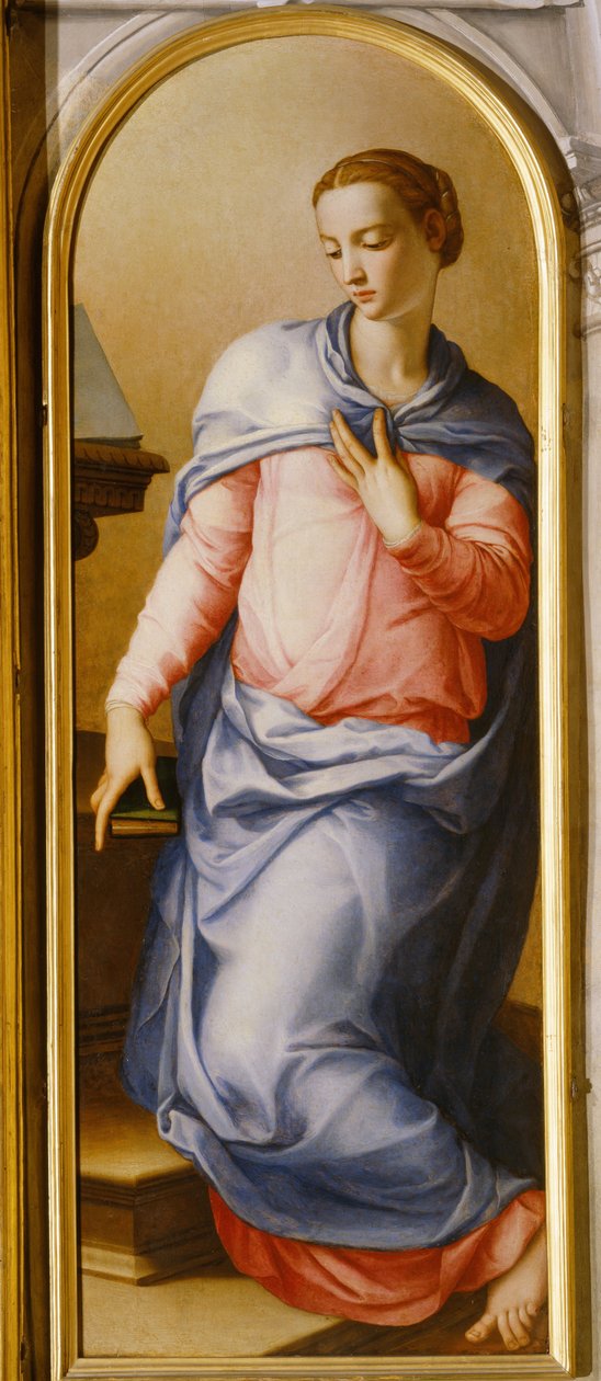 Az Angyali üdvözlet szűzje alkotó: Agnolo Bronzino