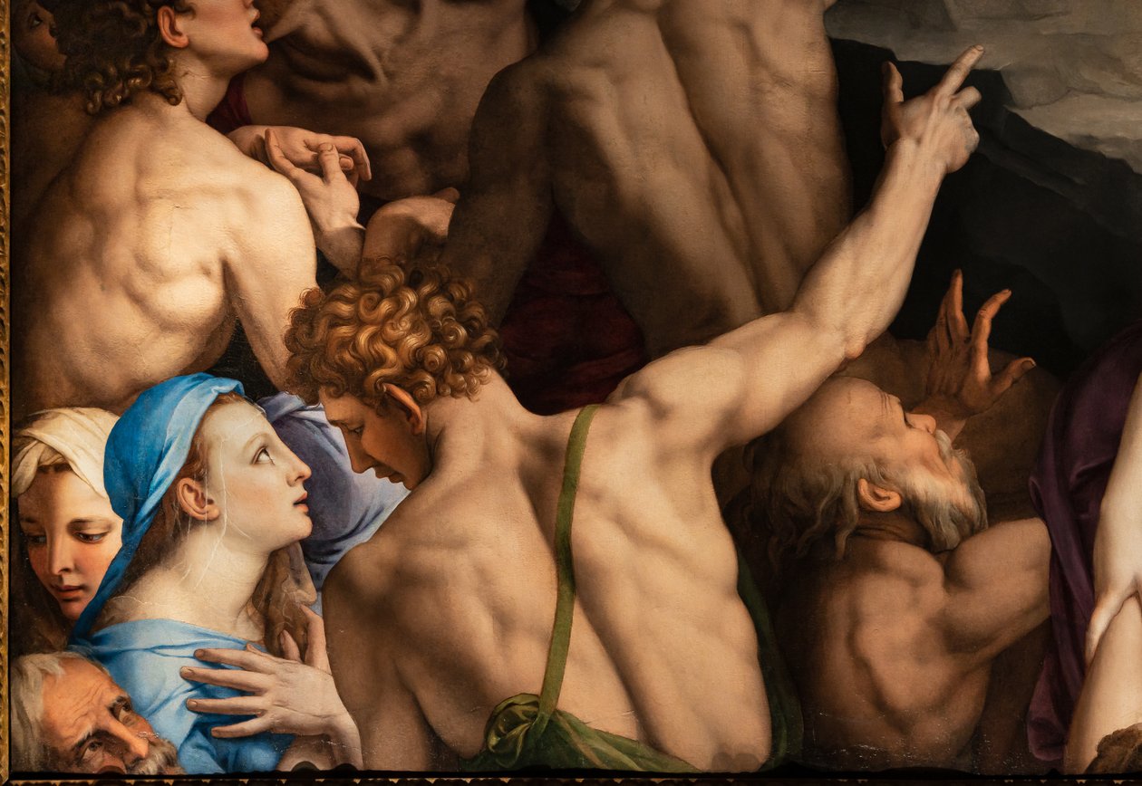 Medici-kápolna: Krisztus leszállása a limboba, részlet alkotó: Agnolo Bronzino