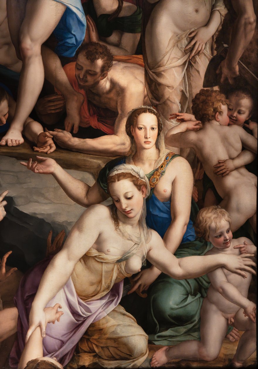 Medici-kápolna: Krisztus leszállása a limboba, részlet alkotó: Agnolo Bronzino