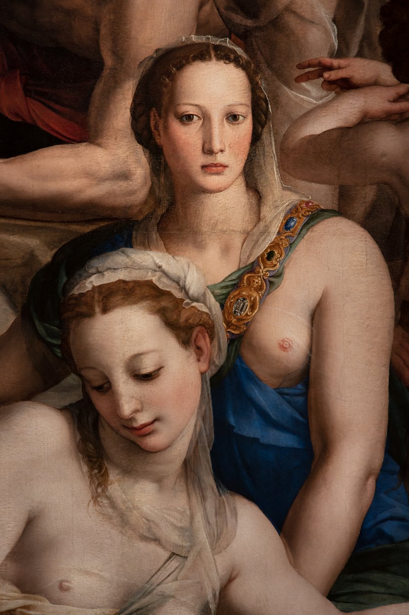 Medici-kápolna: Krisztus leszállása a limboba, részlet alkotó: Agnolo Bronzino