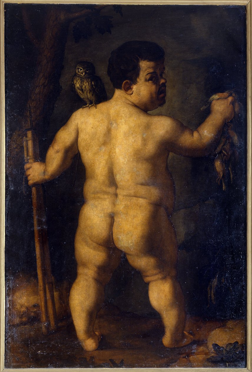 Nano Morgante. Cosimo I de Medici udvarának egyik leghíresebb törpéjének portréja (16. század második fele). Agnolo Allori festménye, detto il Bronzino (1503-1572) alkotó: Agnolo Bronzino