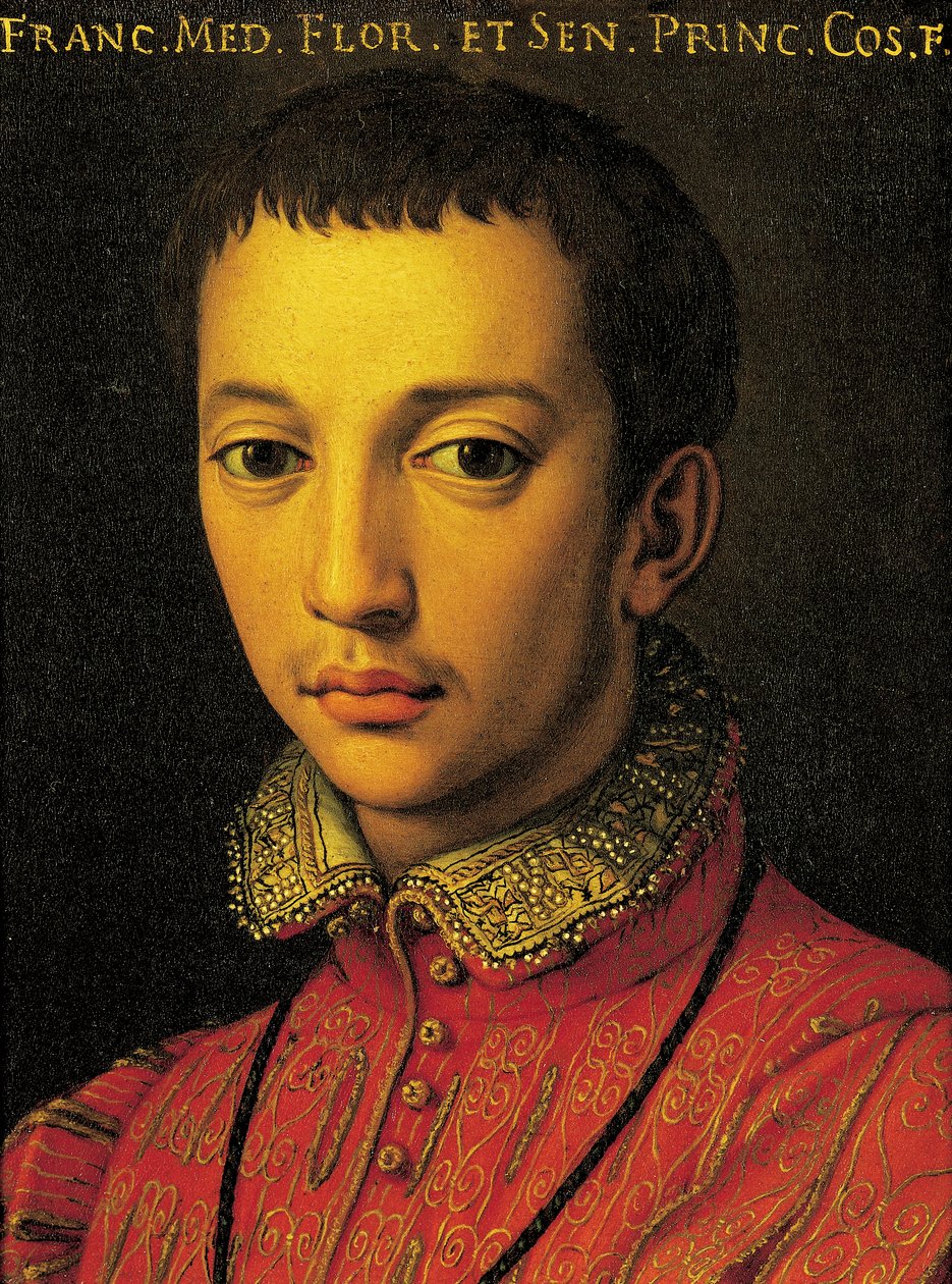 Francesco I de Medici portréja (Firenze alkotó: Agnolo Bronzino