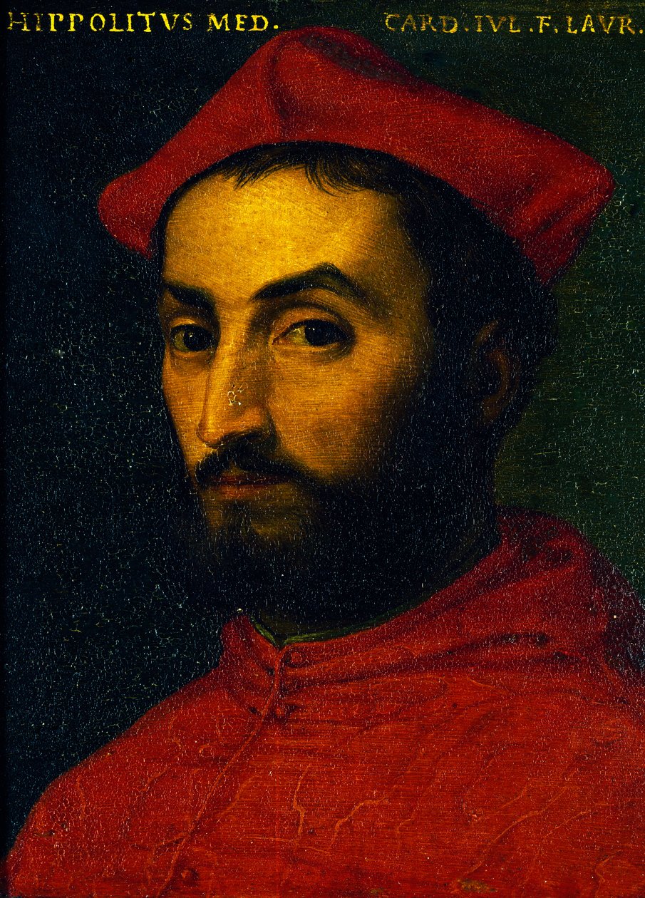 Ippolito de Medici portréja (Urbino alkotó: Agnolo Bronzino
