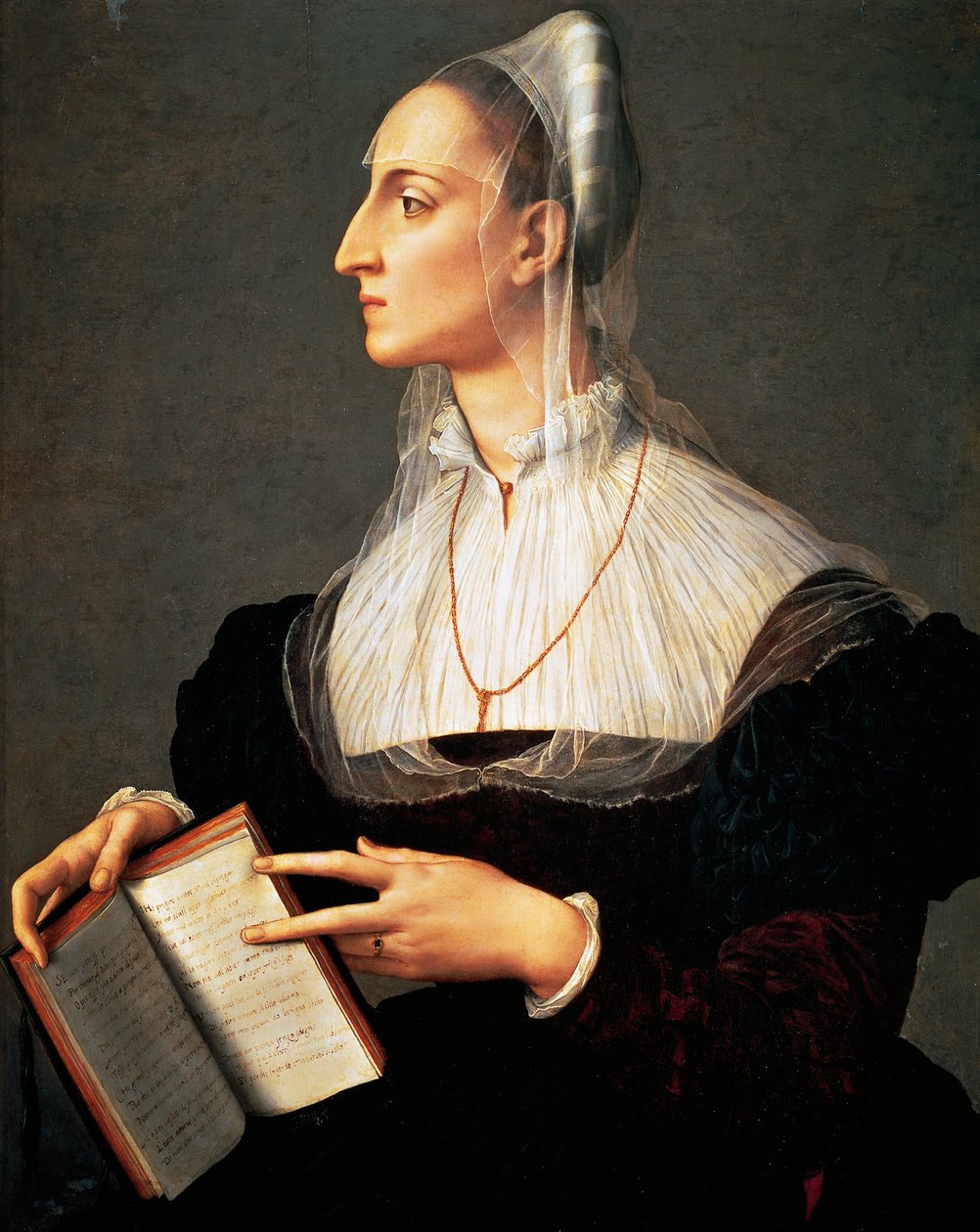 Laura Battiferri portréja (Urbino alkotó: Agnolo Bronzino