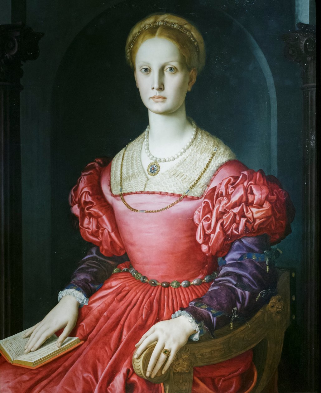 Lucrezia Panciatichi portréja alkotó: Agnolo Bronzino