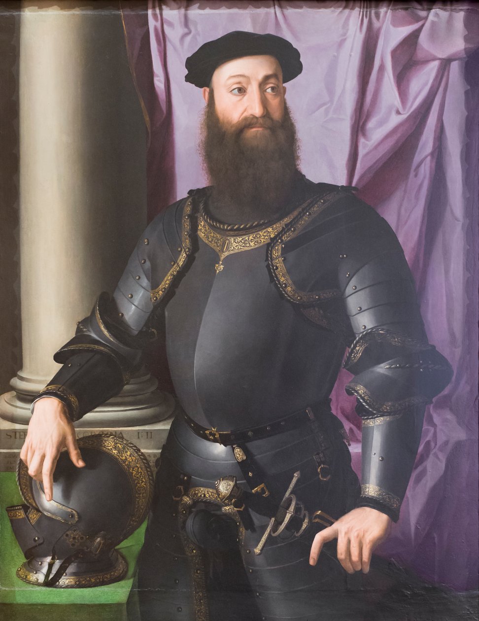 Stefano IV Colonna portréja alkotó: Agnolo Bronzino