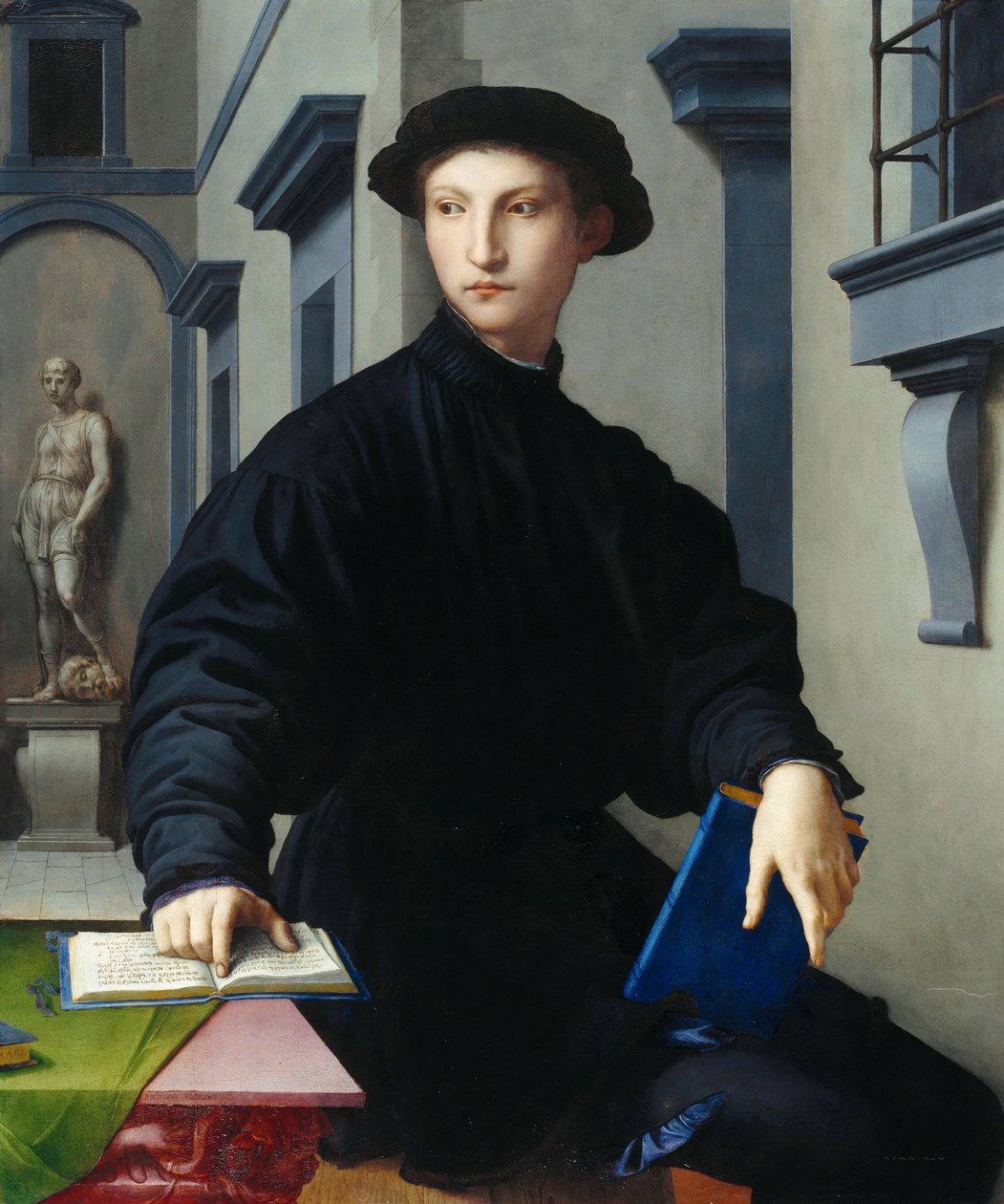 Ugolino (Hugolin) Martelli (1519-1592) portréja, Bronzino, Agnolo (1503-1572) alkotó: Agnolo Bronzino