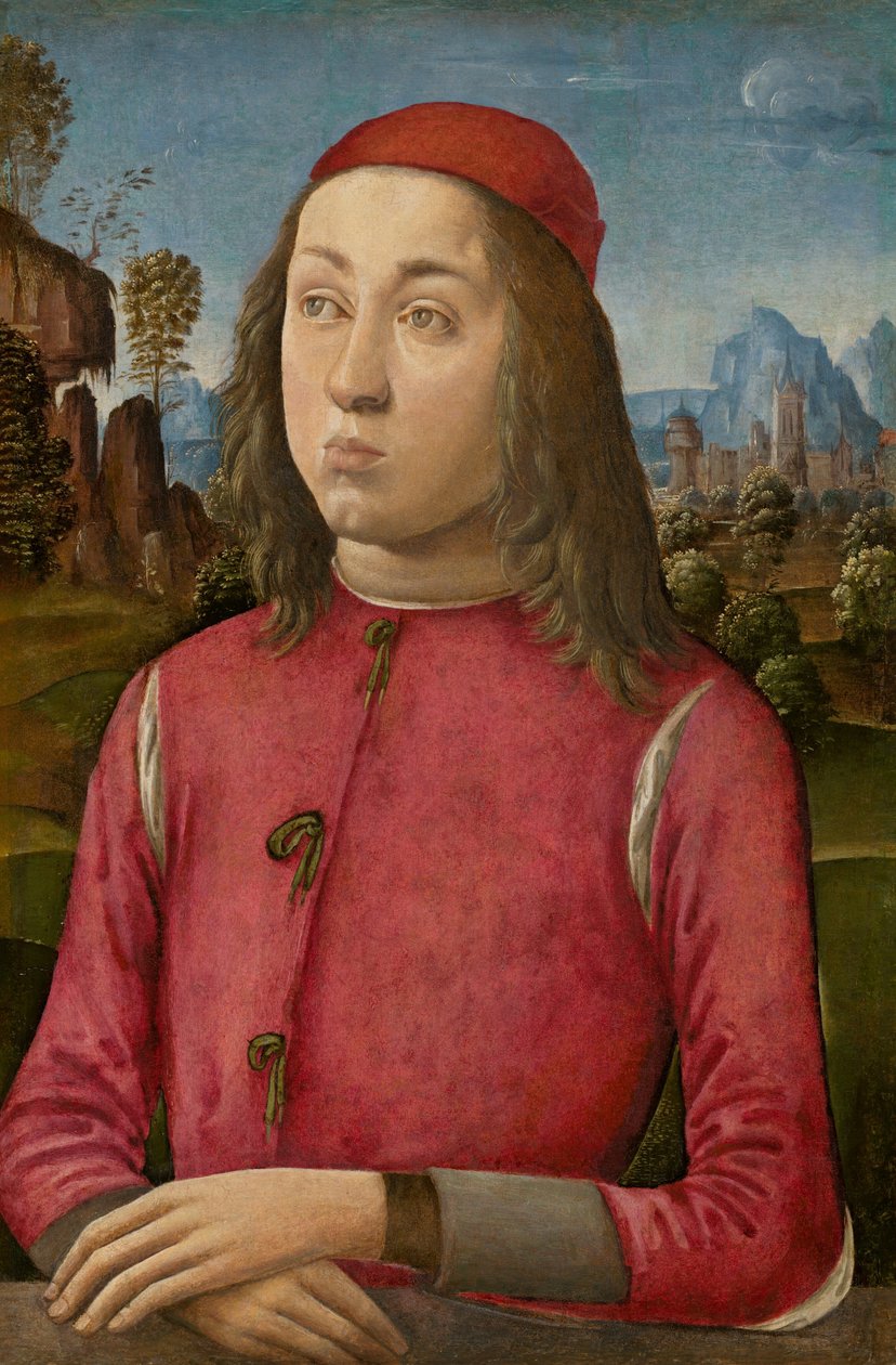 Fiatal portréja, c. 14951500 alkotó: Agnolo di Domenico di Donnino