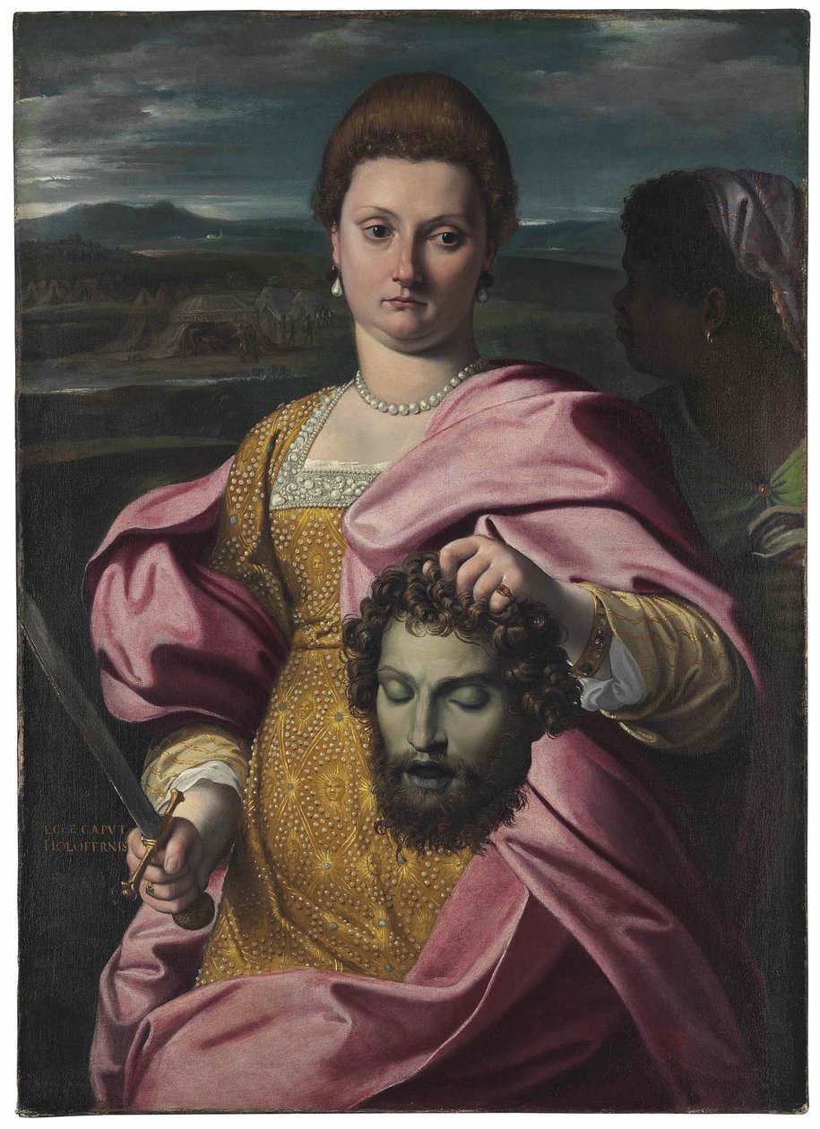 Olimpia Luna és Melchiorre Zoppio Judit és Holofernes arcképe alkotó: Agostino Carracci