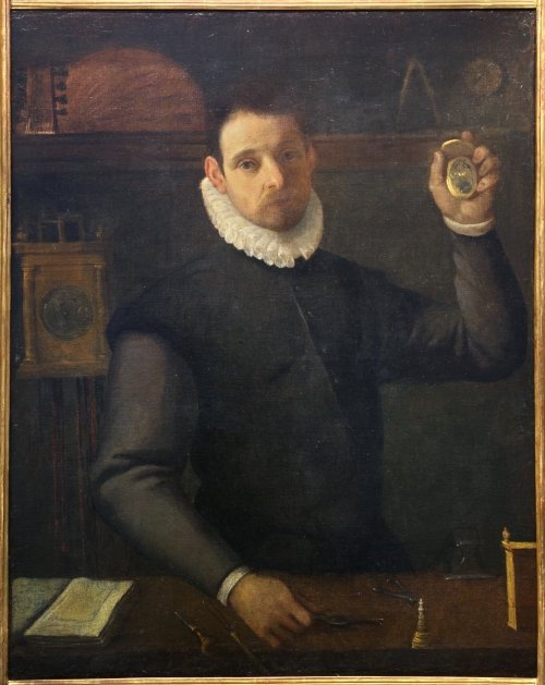 Önarckép, mint órás alkotó: Agostino Carracci