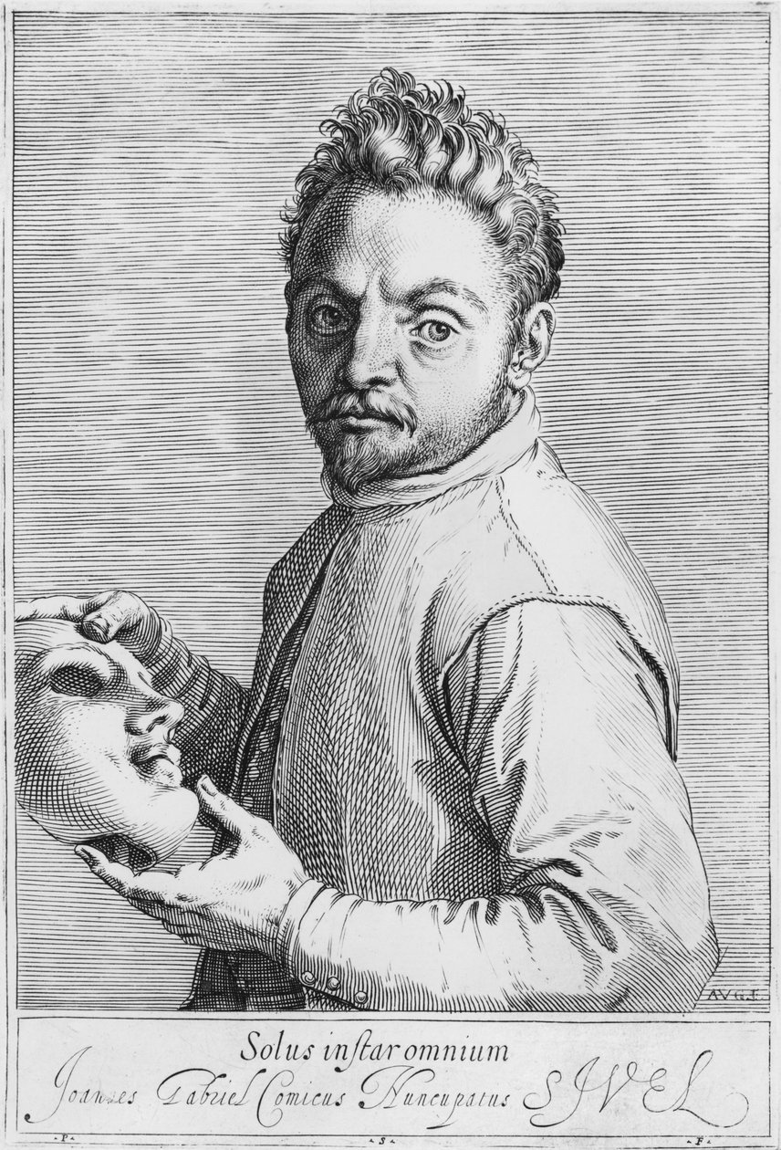 Jean Gabriel Swel színész alkotó: Agostino Carracci