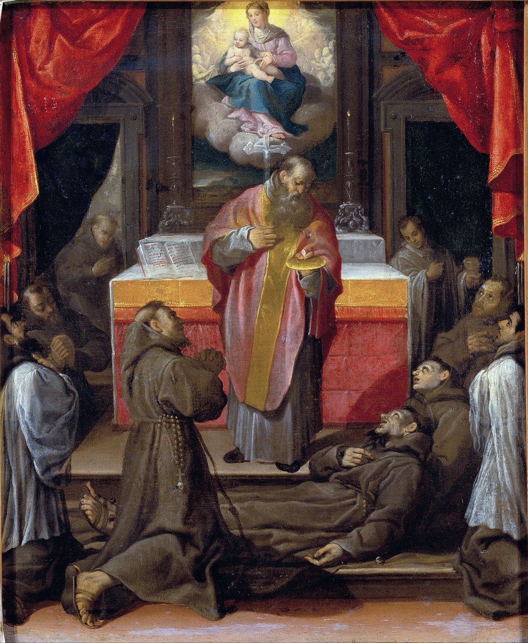 Szent Ferenc utolsóáldozása alkotó: Agostino Carracci