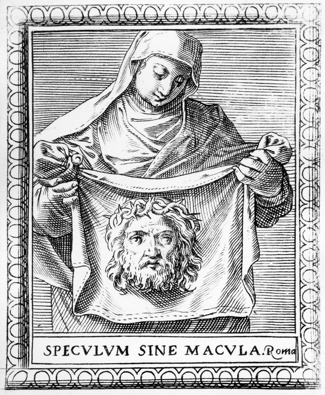 Veronica, aki a Sudariumot tartja, 1581 alkotó: Agostino Carracci