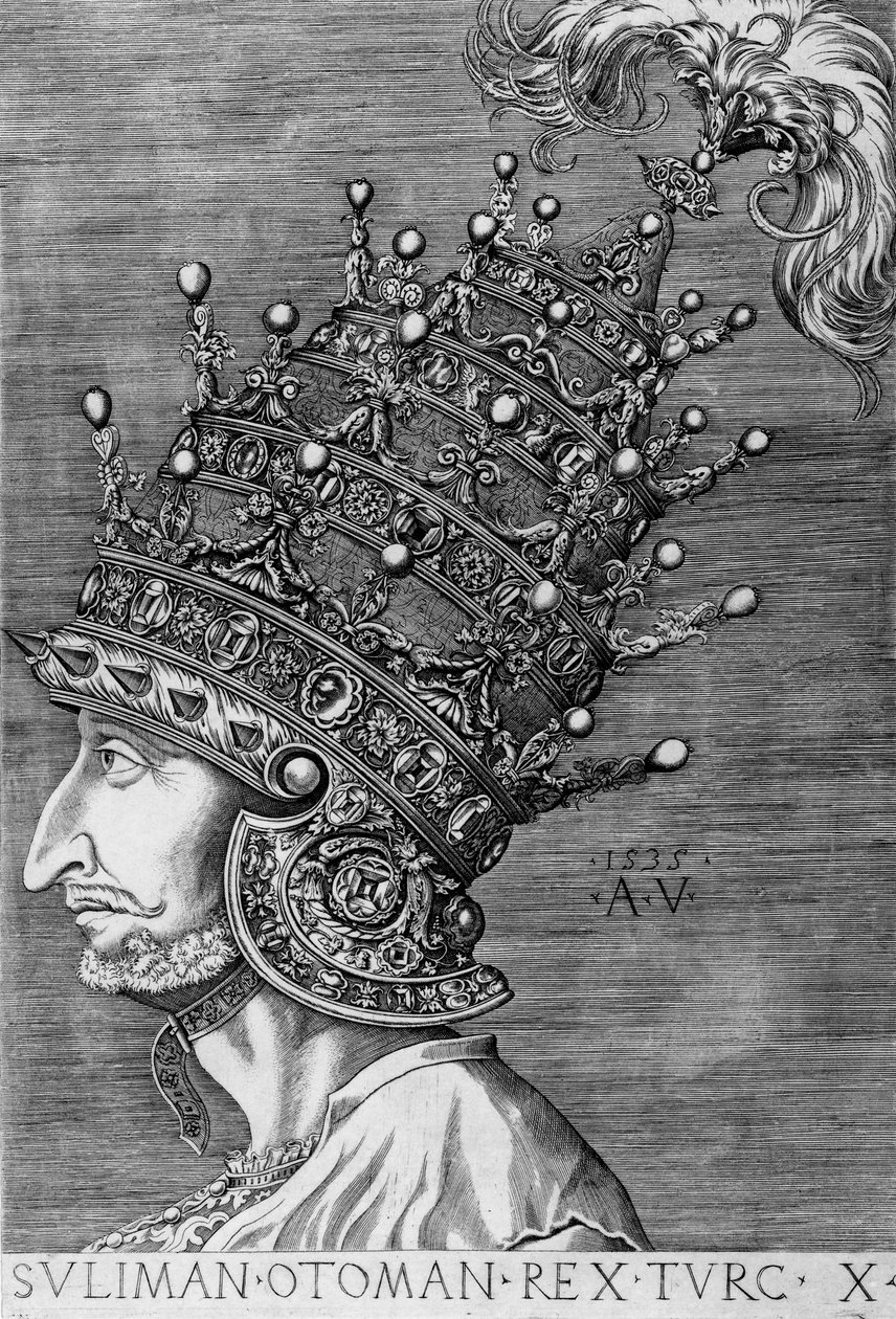 Csodálatos Szulejmán (1494-1566), 1535 alkotó: Agostino Musi