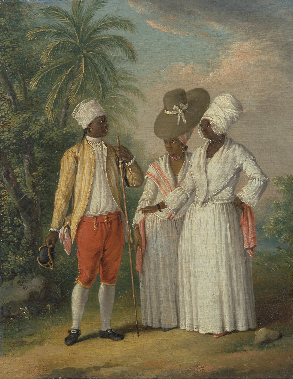 Szabad nyugat-indiai dominikaiak alkotó: Agostino Brunias
