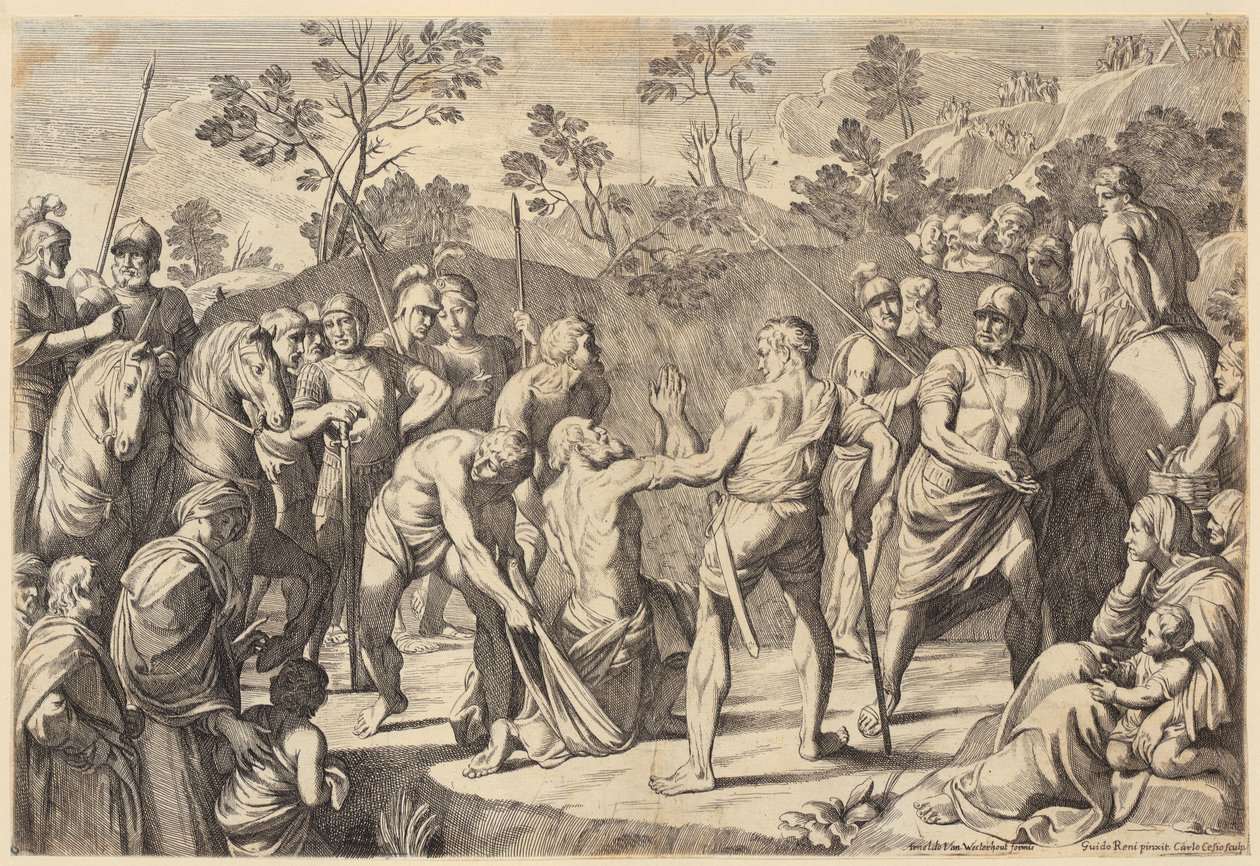 Aeneas családjával Trójából menekül alkotó: Agostino Carracci