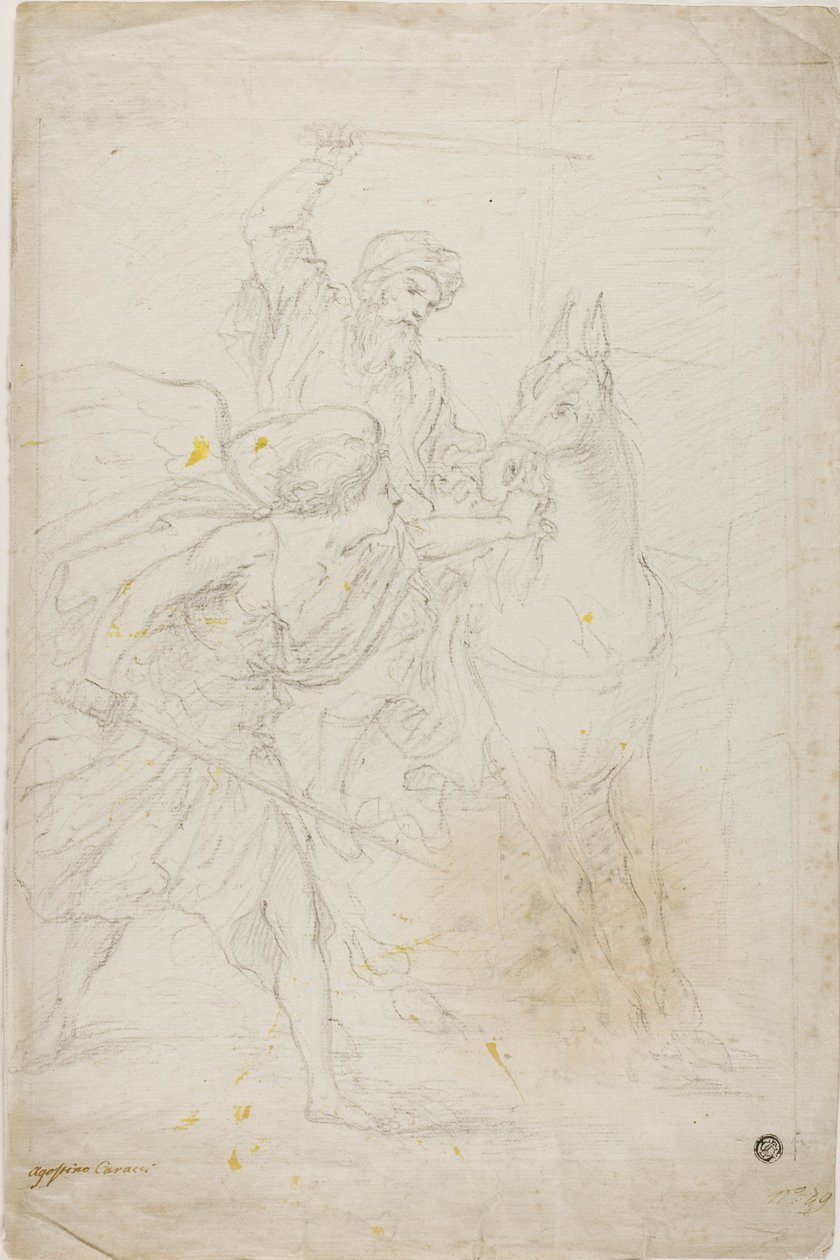 Bálám szamara alkotó: Agostino Carracci