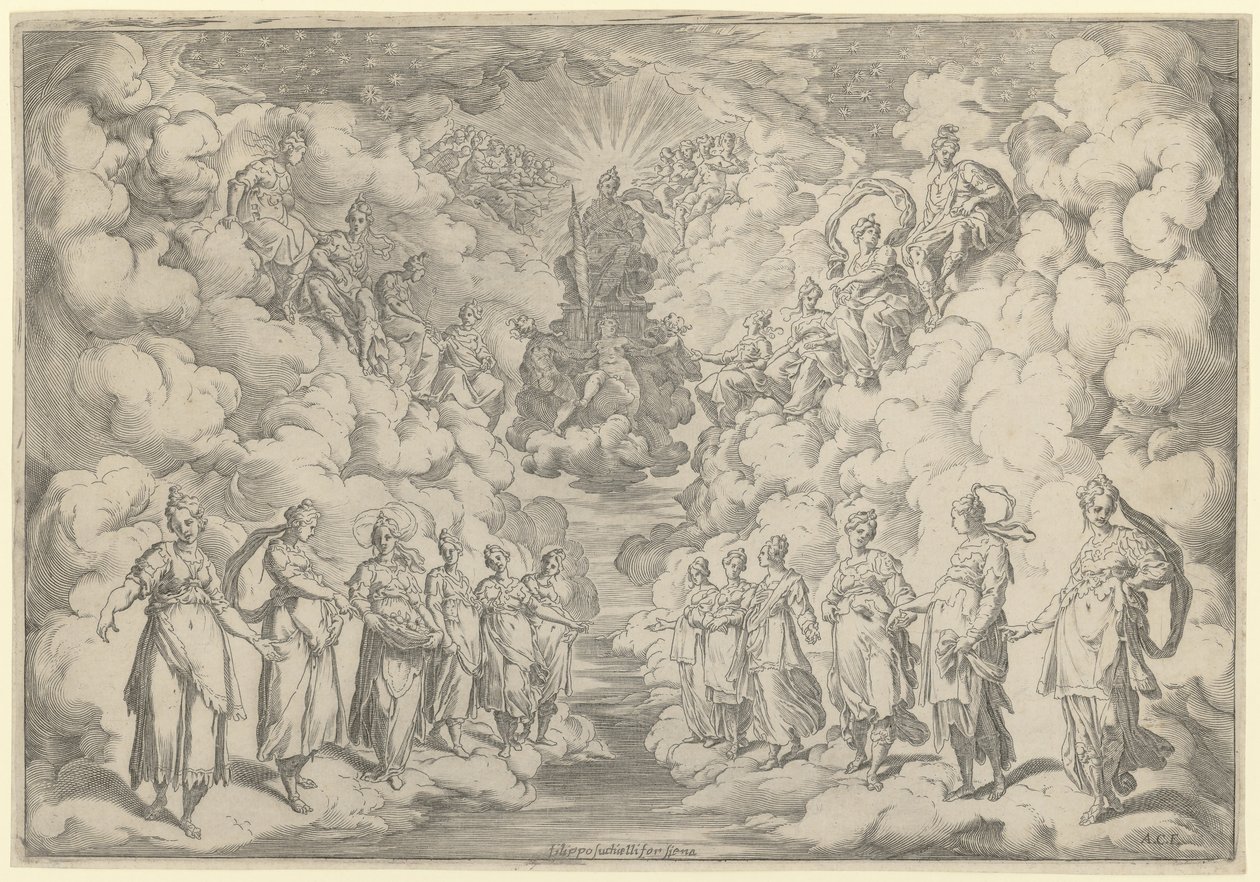 A szférák harmóniája alkotó: Agostino Carracci