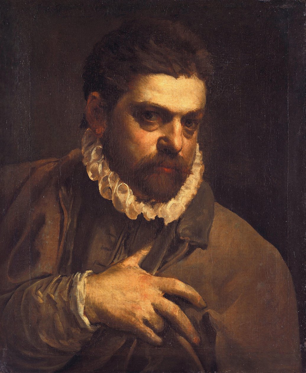 Férfiportré alkotó: Agostino Carracci