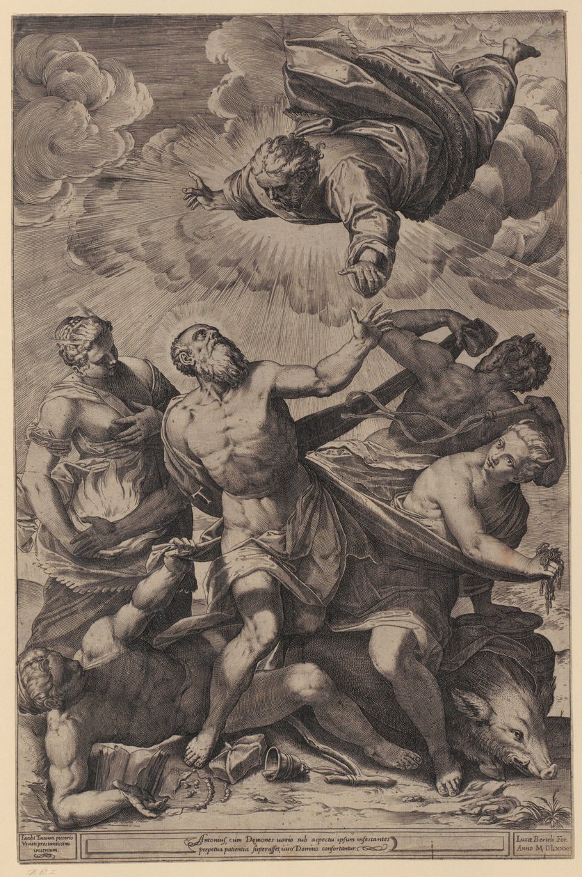 Szent Katalin misztikus házassága alkotó: Agostino Carracci