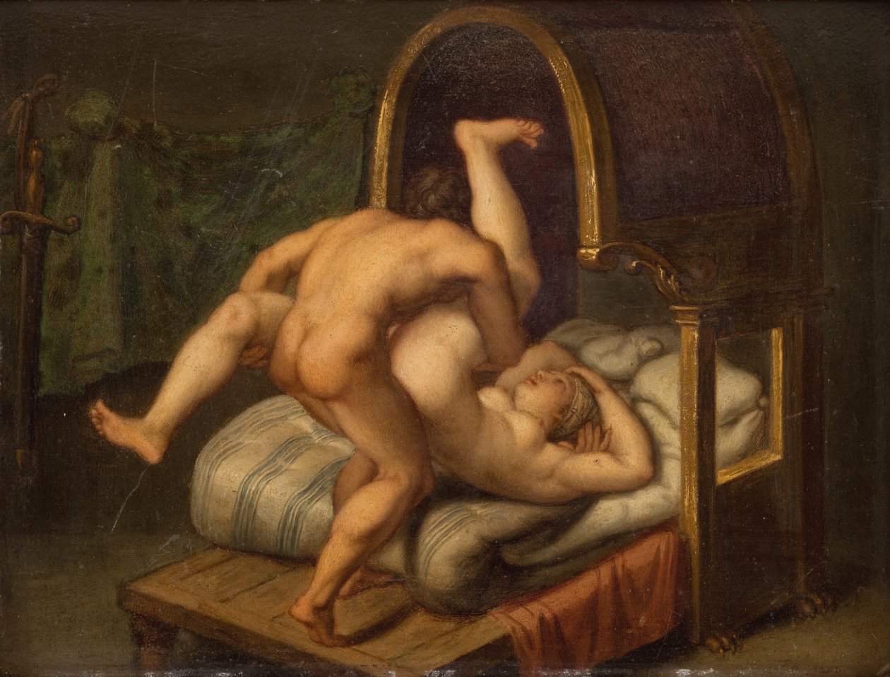 Meztelenség férfival és nővel alkotó: Agostino Carracci