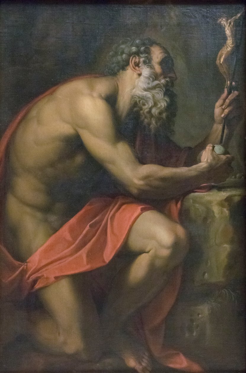 Szent Jeromos alkotó: Agostino Carracci