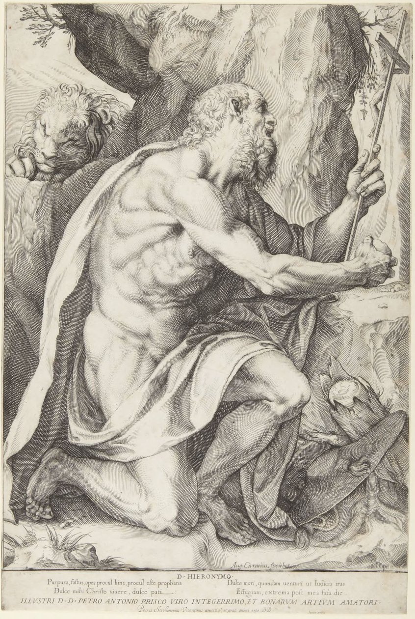 Szent Jeromos alkotó: Agostino Carracci