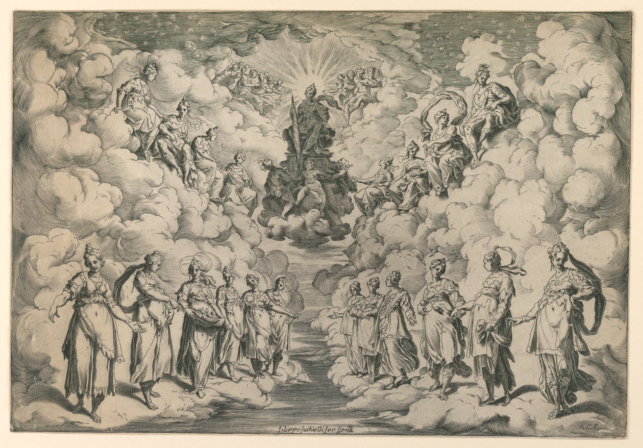 A szférák harmóniája alkotó: Agostino Carracci