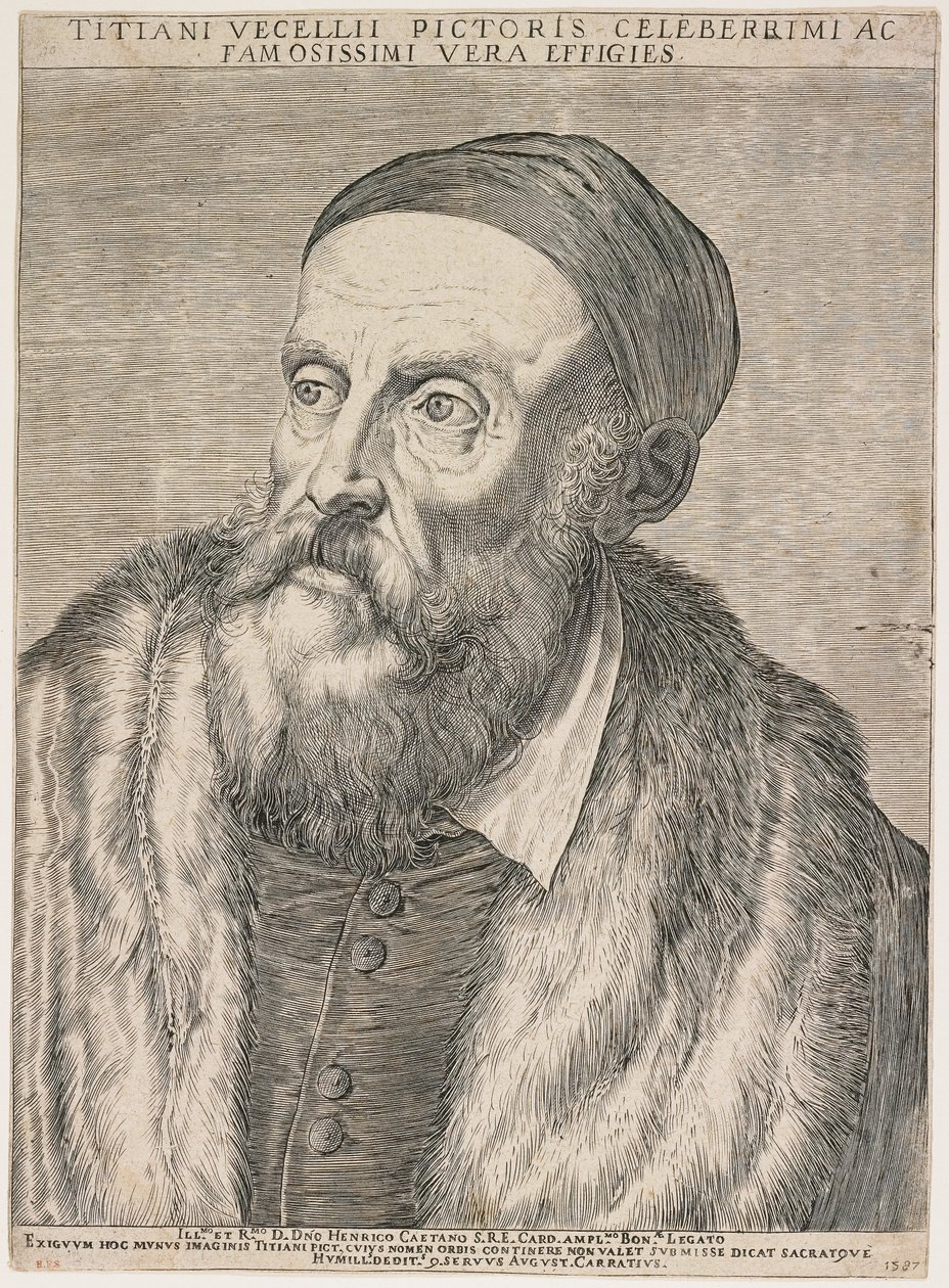Tiziano alkotó: Agostino Carracci