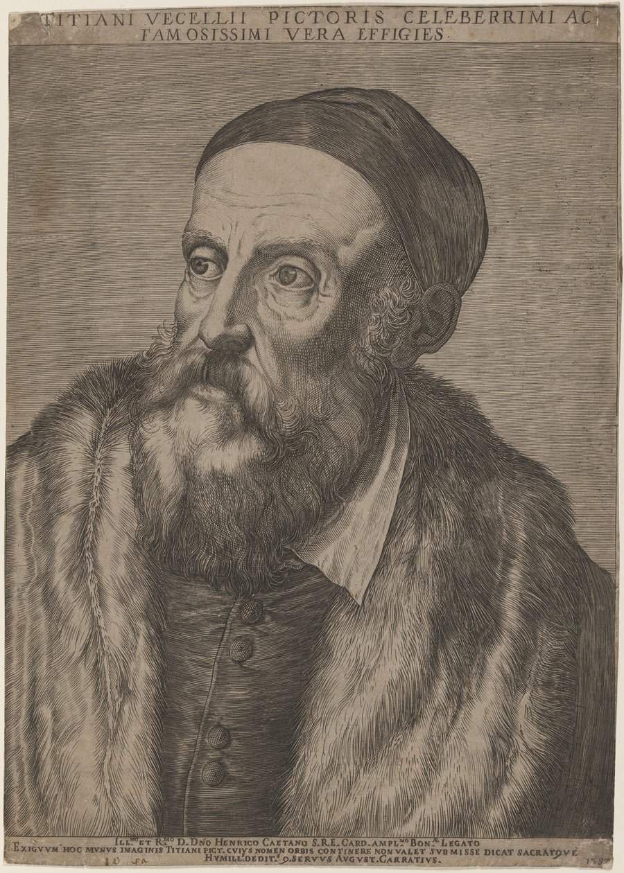 Tiziano alkotó: Agostino Carracci