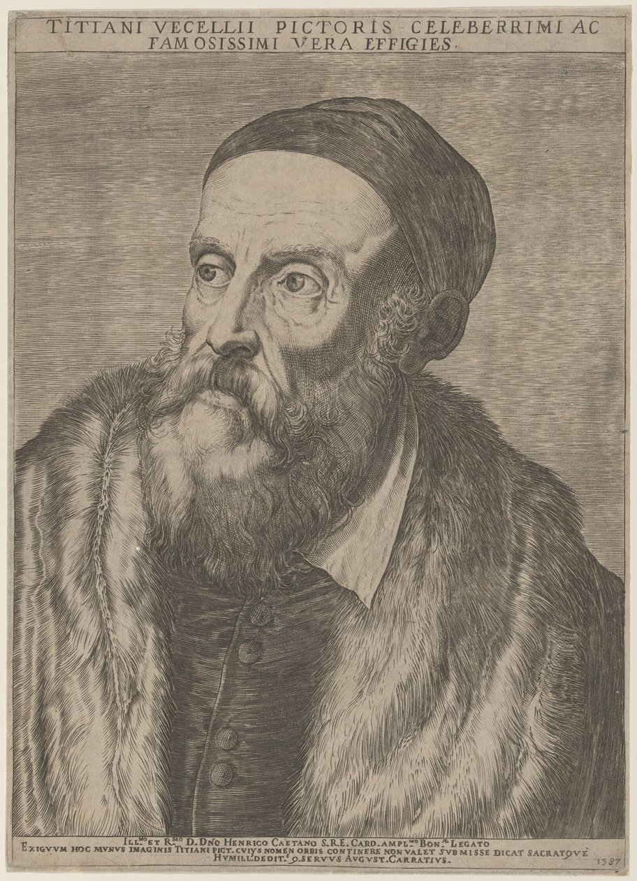 Tiziano alkotó: Agostino Carracci
