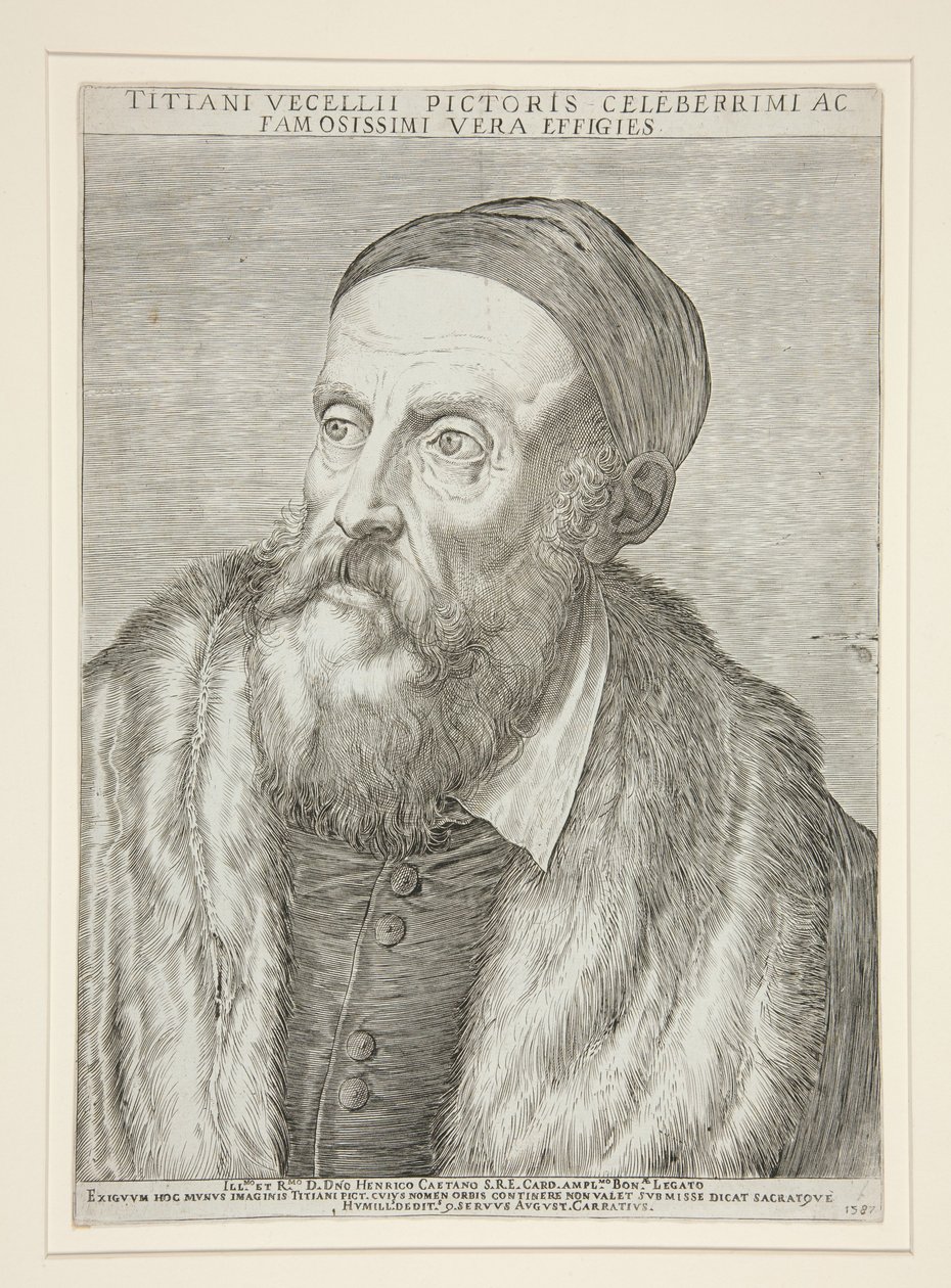 Tiziano Vecelli (Tiziano) alkotó: Agostino Carracci