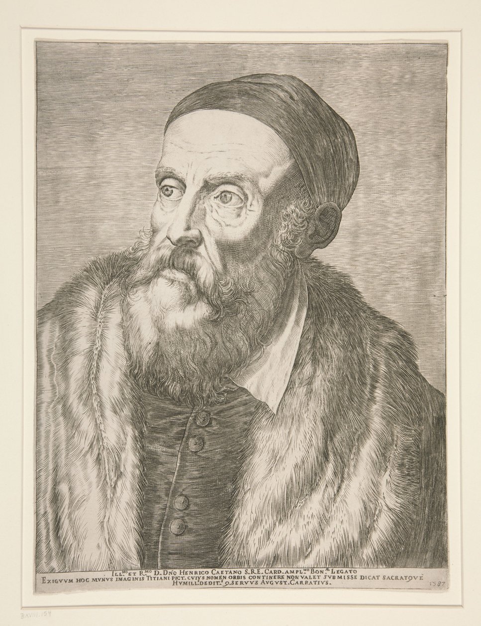 Tiziano Vecelli (Tiziano) alkotó: Agostino Carracci