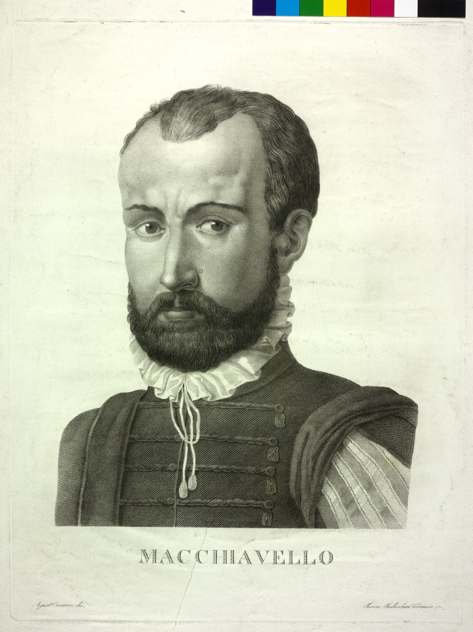 Niccolo Machiavelli alkotó: Agostino Comerio
