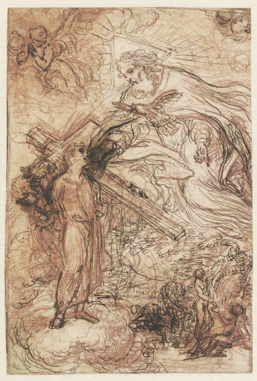 A Szentháromság és a bukás alkotó: Agostino Masucci (attributed to)
