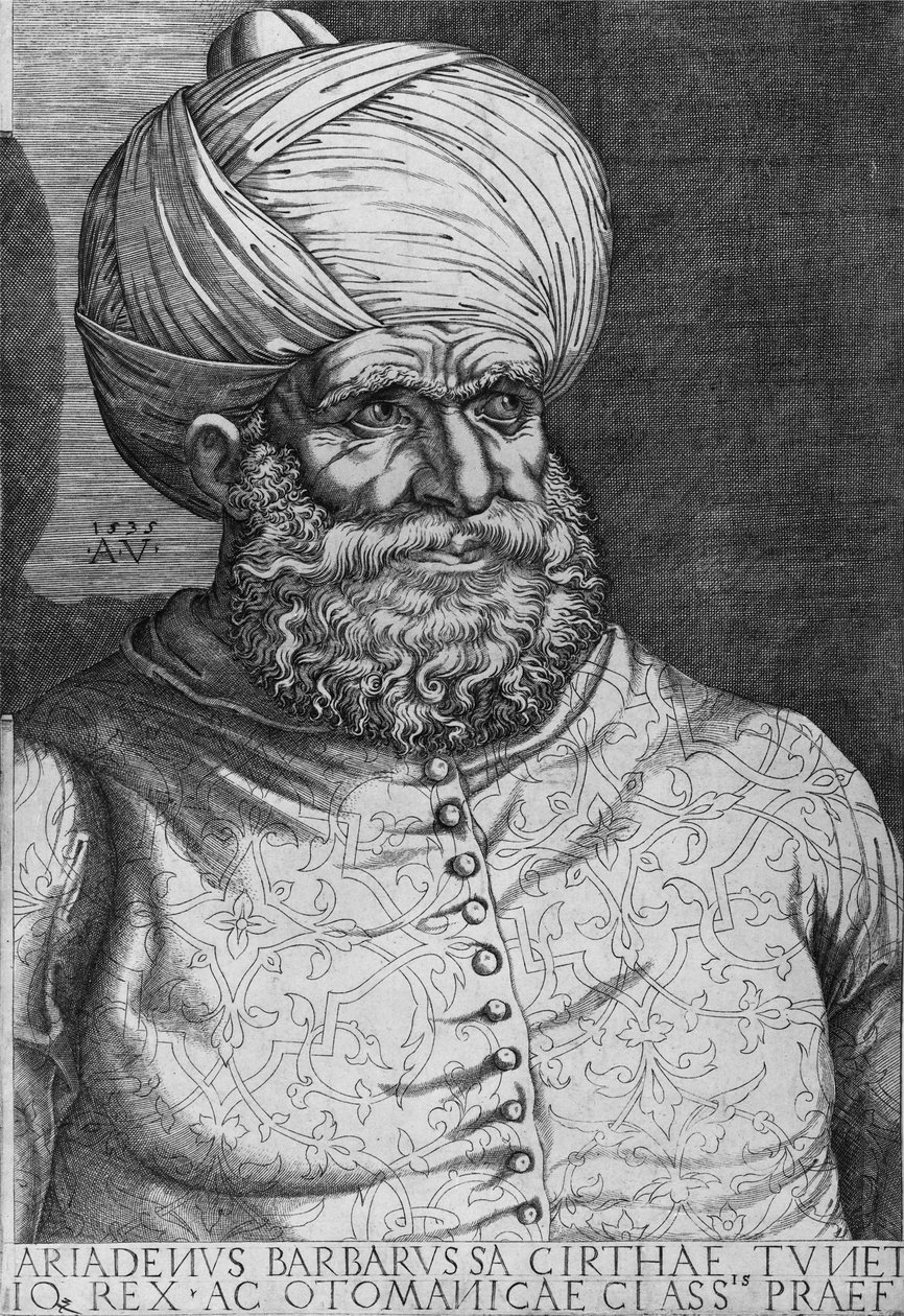 Barbarossa (Khayr ad-Din) (megh. 1546) 1535 alkotó: Agostino Musi